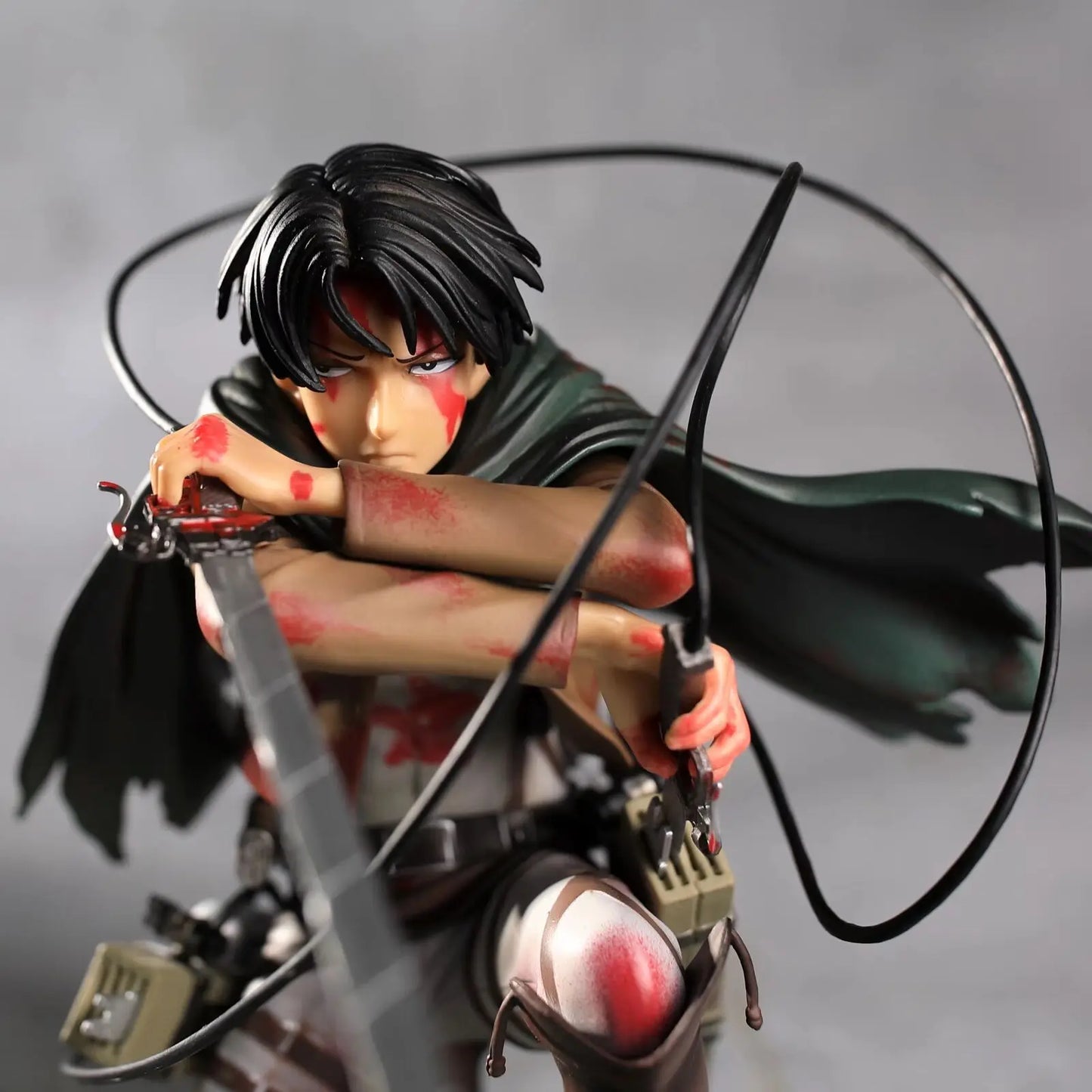 Figura de 18cm Levi Ackerman Shingeki No Kyojin PVC ENVIO GRATIS