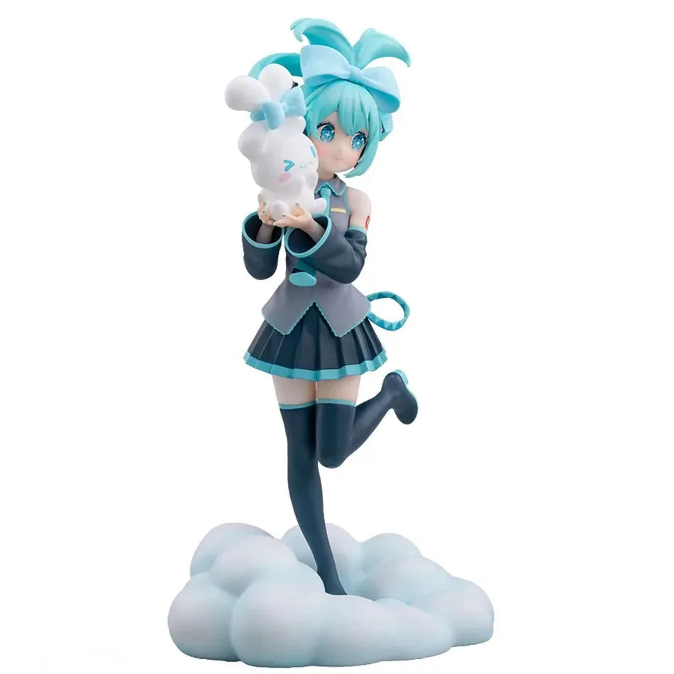 Waifu de 21CM de Hatsune Miku X Cinnamoroll Vocaloid Sanrio PVC ENVIO GRATIS