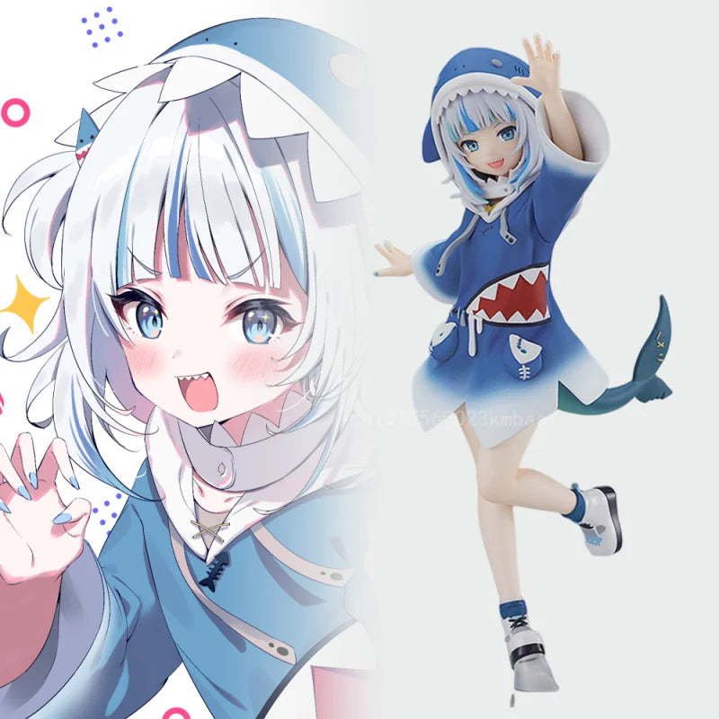 Waifu de 15cm de Gawr Gura Vtuber PVC ENVIO GRATIS