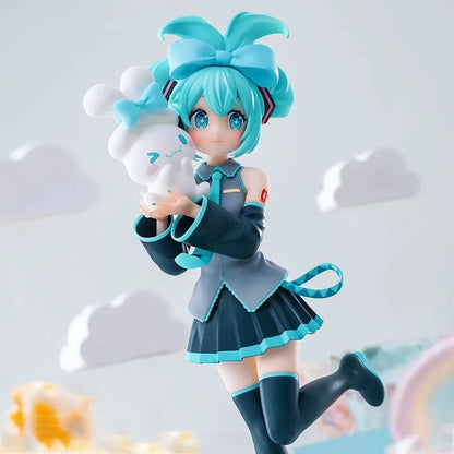 Waifu de 21CM de Hatsune Miku X Cinnamoroll Vocaloid Sanrio PVC ENVIO GRATIS