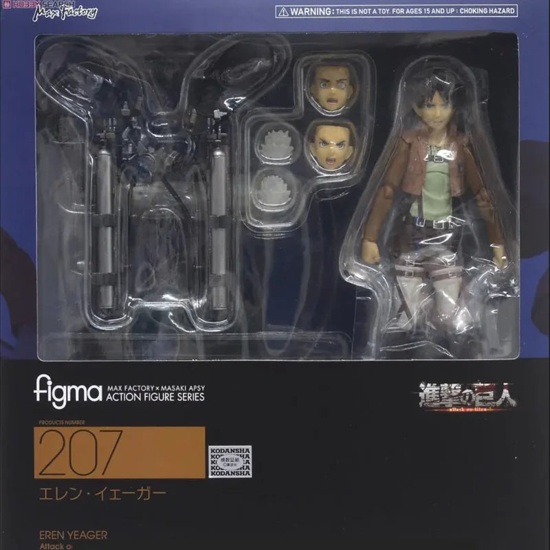 Figura de 17CM Eren Yaeger Shingeki No Kyojin PVC ENVIO GRATIS