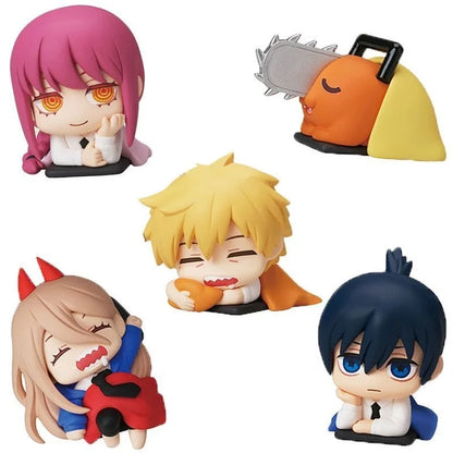Set de 5 figuras de 2-5cm de Chainsaw Man PVC ENVIO GRATIS