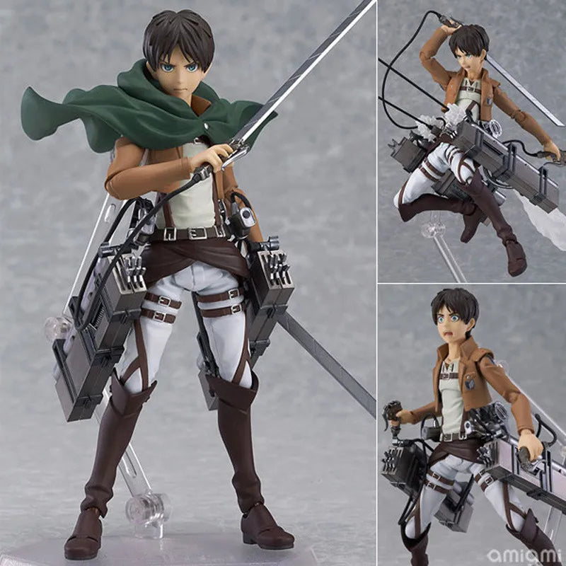 Figura de 17CM Eren Yaeger Shingeki No Kyojin PVC ENVIO GRATIS
