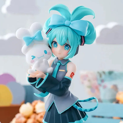 Waifu de 21CM de Hatsune Miku X Cinnamoroll Vocaloid Sanrio PVC ENVIO GRATIS