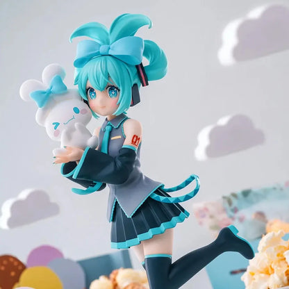 Waifu de 21CM de Hatsune Miku X Cinnamoroll Vocaloid Sanrio PVC ENVIO GRATIS