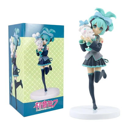 Waifu de 21CM de Hatsune Miku X Cinnamoroll Vocaloid Sanrio PVC ENVIO GRATIS