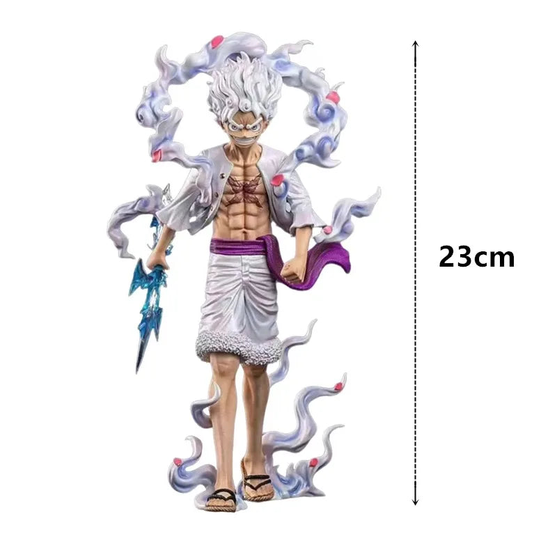 23cm One Piece Nika God Monkey D. Luffy Gear 5 PVC ENVIO GRATIS
