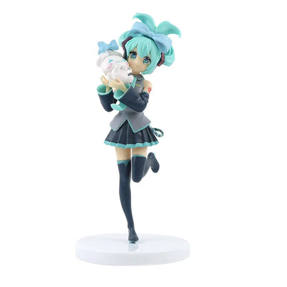 Waifu de 21CM de Hatsune Miku X Cinnamoroll Vocaloid Sanrio PVC ENVIO GRATIS